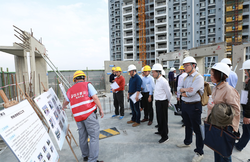 2018年12月6日 ，广西区首个住宅装配式建筑观摩会在AG尊时凯龙人生就搏八建南宁兴宁·大唐果项目顺利召开 。